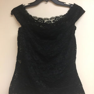 The Limited Black Lace Blouse